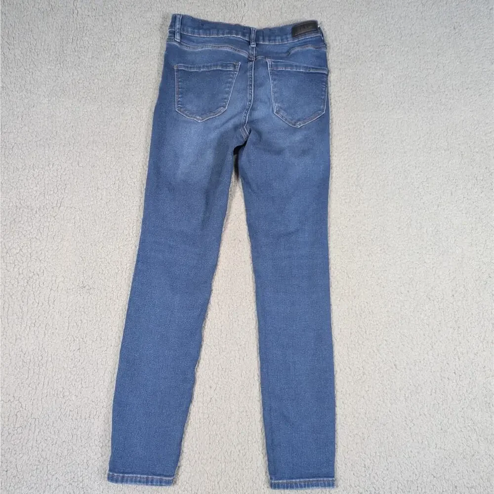 Nicole Miller Jeans Womens Sz 4 Blue Soho High Rise Skinny Jeans - Picture 7 of 7